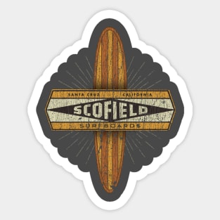 Scofield Surfboards Sticker